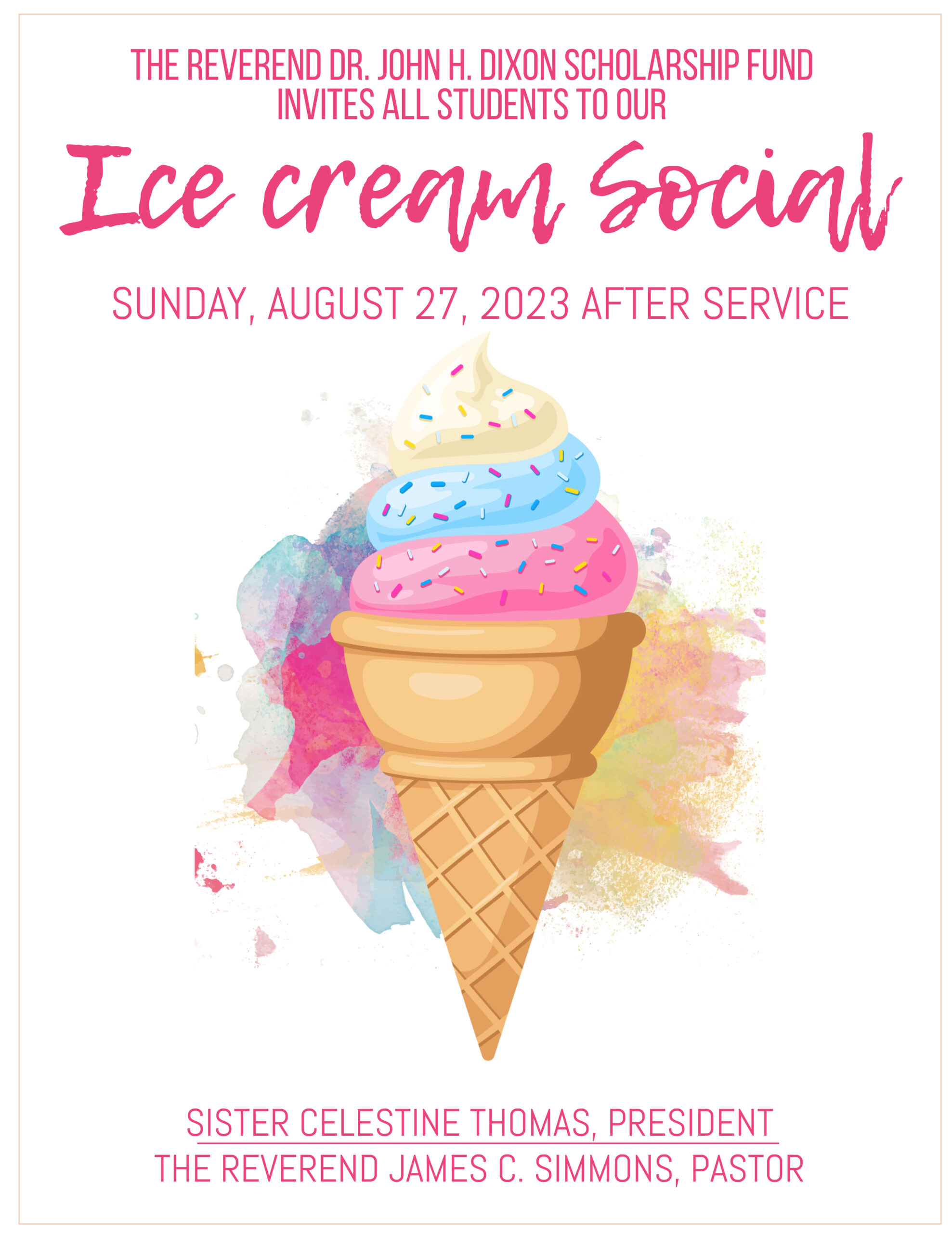 Ice Cream Social – Baber AME Church